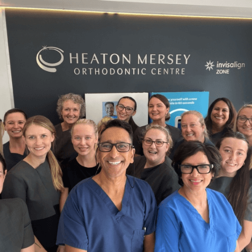 The team at Heaton Mersey Orthodontic centre who provide Invisalign treatment.