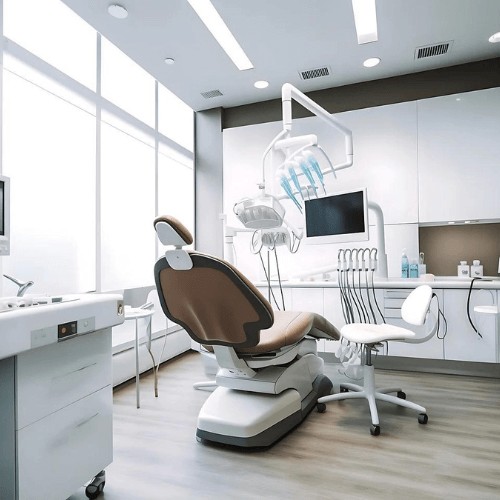 Dental clinic room.