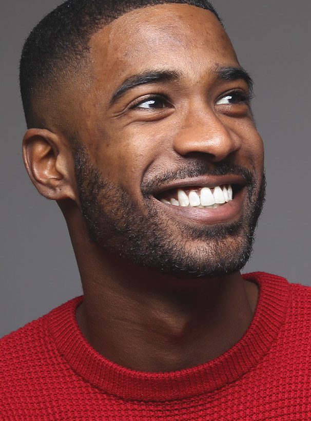 Man With A Perfectly Straight Smile From clear braces and Retainers Heaton mersey Orthodontics, Manchester
