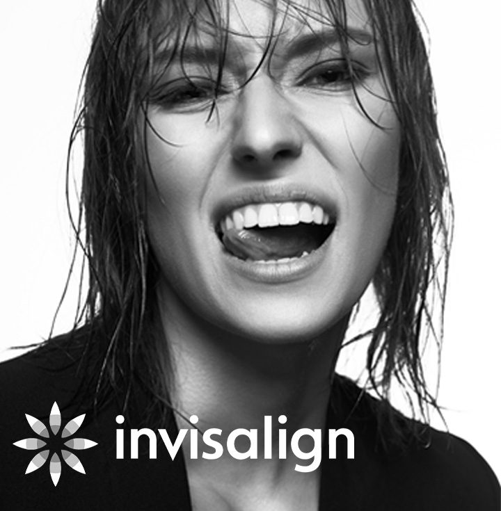 Woman after Invisalign treatment in Heaton Mersey orthodontist in Stockport, Manchester